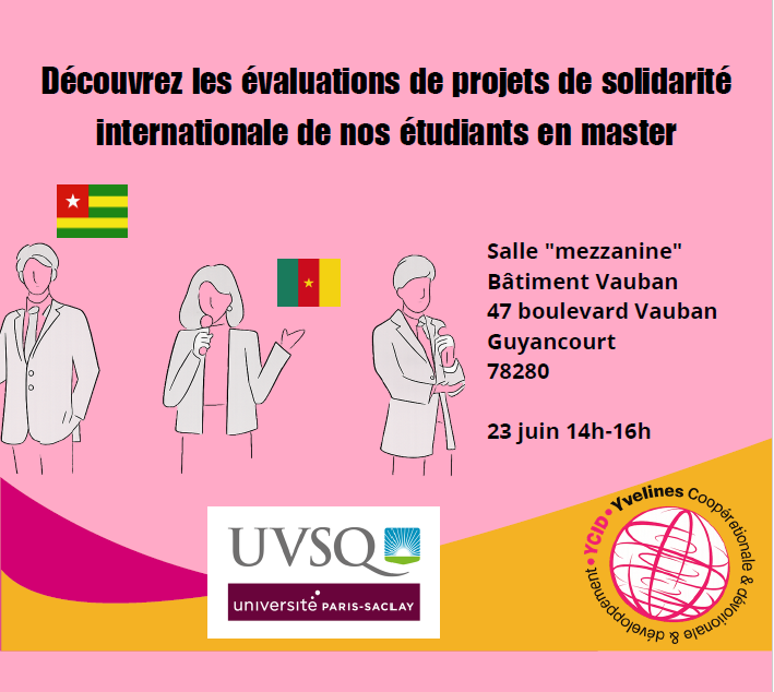 🎓🌍 Restitution des évaluations de projet réalisées par les étudiants de l'Université Versailles Saint-Quentin-en-Yvelines (UVSQ)🎓🌍